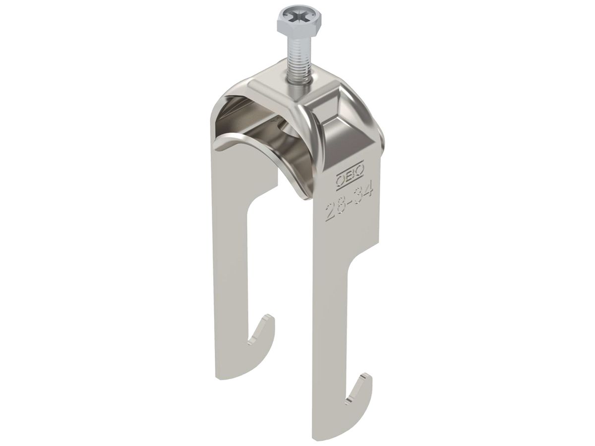 Schnellverleger BET 2056 W-Fuss Metall 28…34mm 1×Kabel A2 1.4301