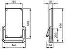 LED-Strahler Philips Clearflood 341W 49810lm 740 IP66 17°×97° 696×465mm Al
