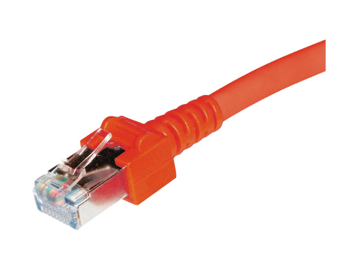 Patchkabel Dätwyler CU RJ45 10m rot S/UTP Kat.5e