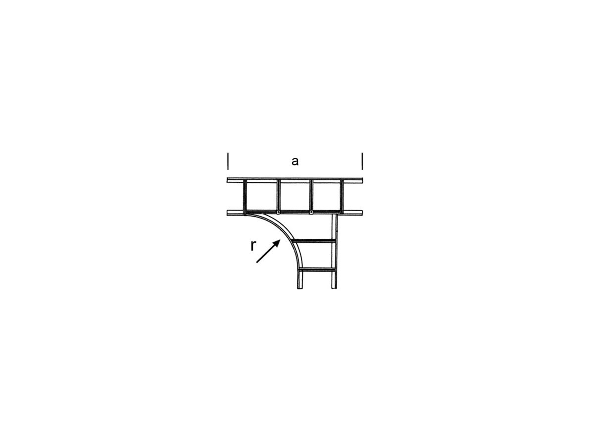 Abgang Lanz rechts 400×60mm ZMA