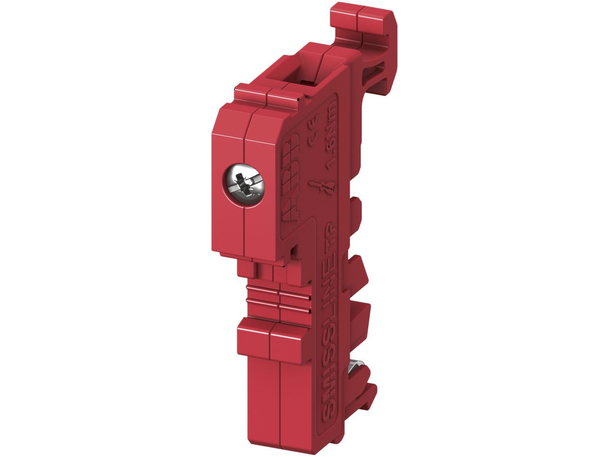 Klemme ABB SMISSLINE TP für Zusatzsockel 10mm², rot