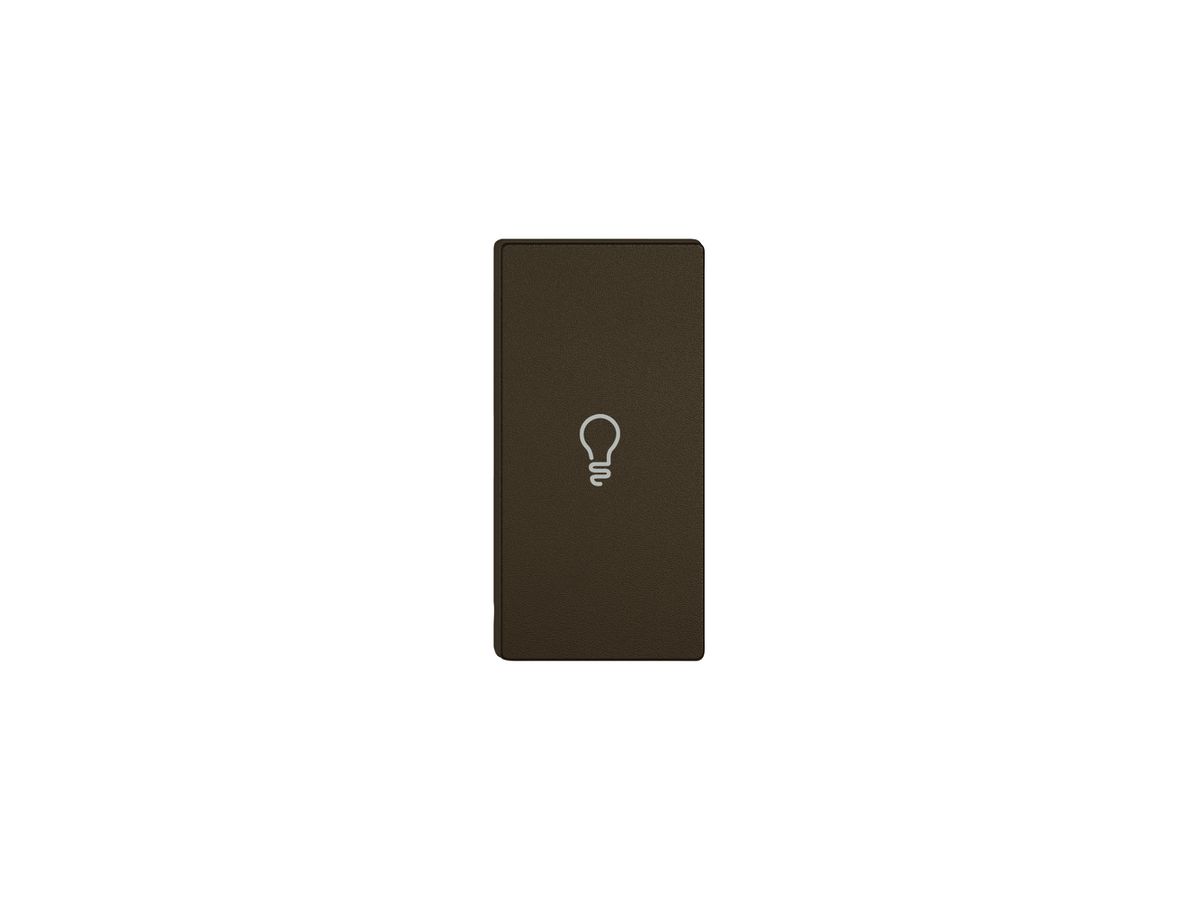 Taste 1/2 EDIZIO.liv Wiser mit SNAPFIX® horiz.mit Symbol Licht br