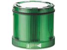 Blitz- und Dauerleuchte WERMA TwinLIGHT Classic, 24VAC/DC, 70mm, grün