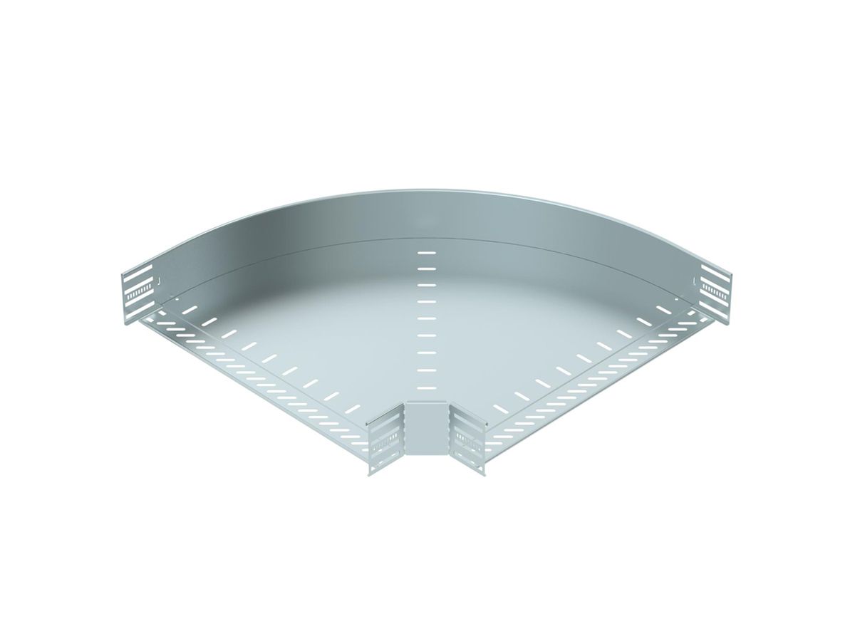 Bogen BET RB 90° 110×600mm Stahl bandverzinkt