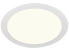 LED-Downlight SLV SENSER 24 ROUND 13W 1300lm 4000K Ø215/205×20mm weiss