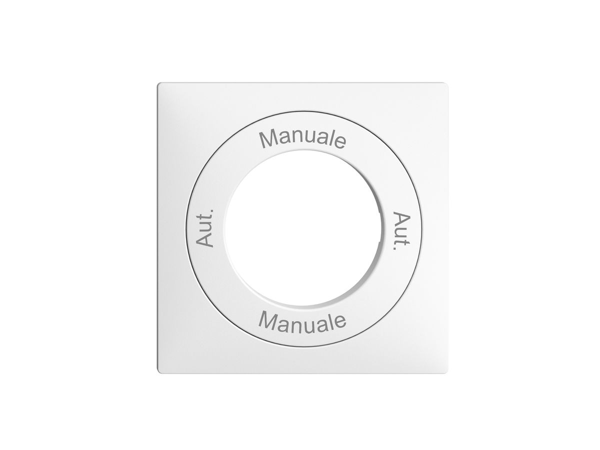 Frontset Aut.-Manuale-Aut.- Manuale EDIZIOdue 60×60mm weiss