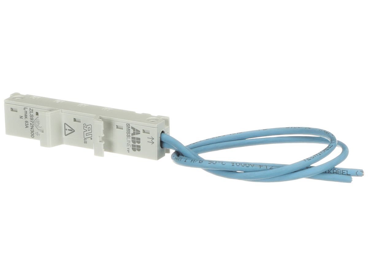 Adapter SMISSLINE TP DIN 63A N Litze 300mm oben