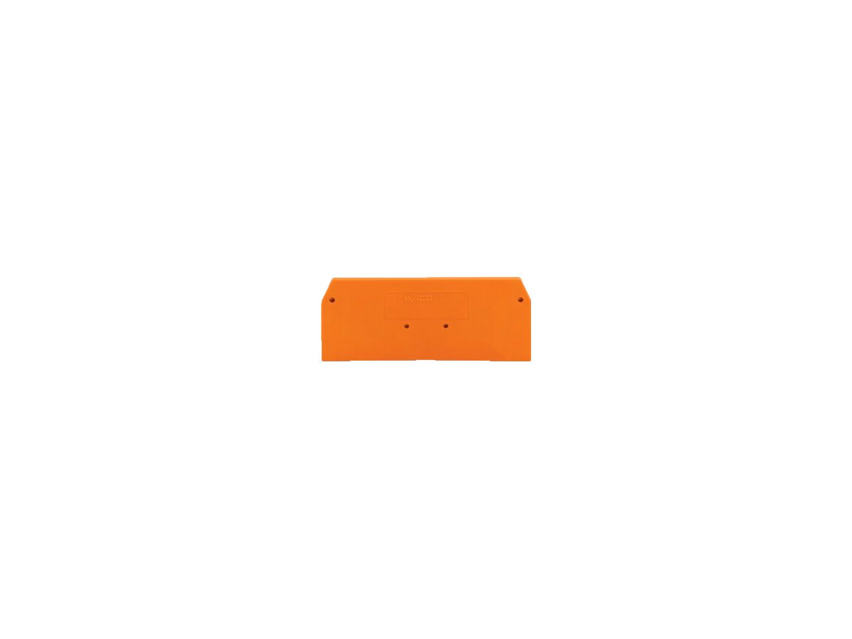 Abschlusswand WAGO 2.5mm² orange