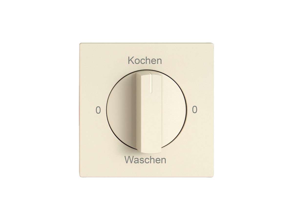 Montageset EDIZIO.liv SNAPFIX® f.Drehschalter m.Griff 0-Kochen-0-Waschen cr