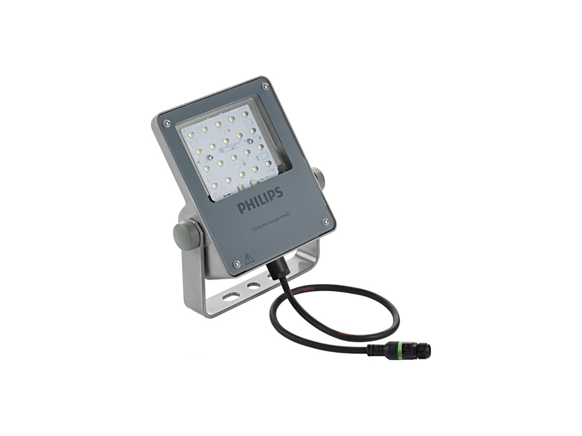 LED-Strahler Philips CoreLine Tempo S 31W 4263lm 730 IP66 9°…60°×120° grau