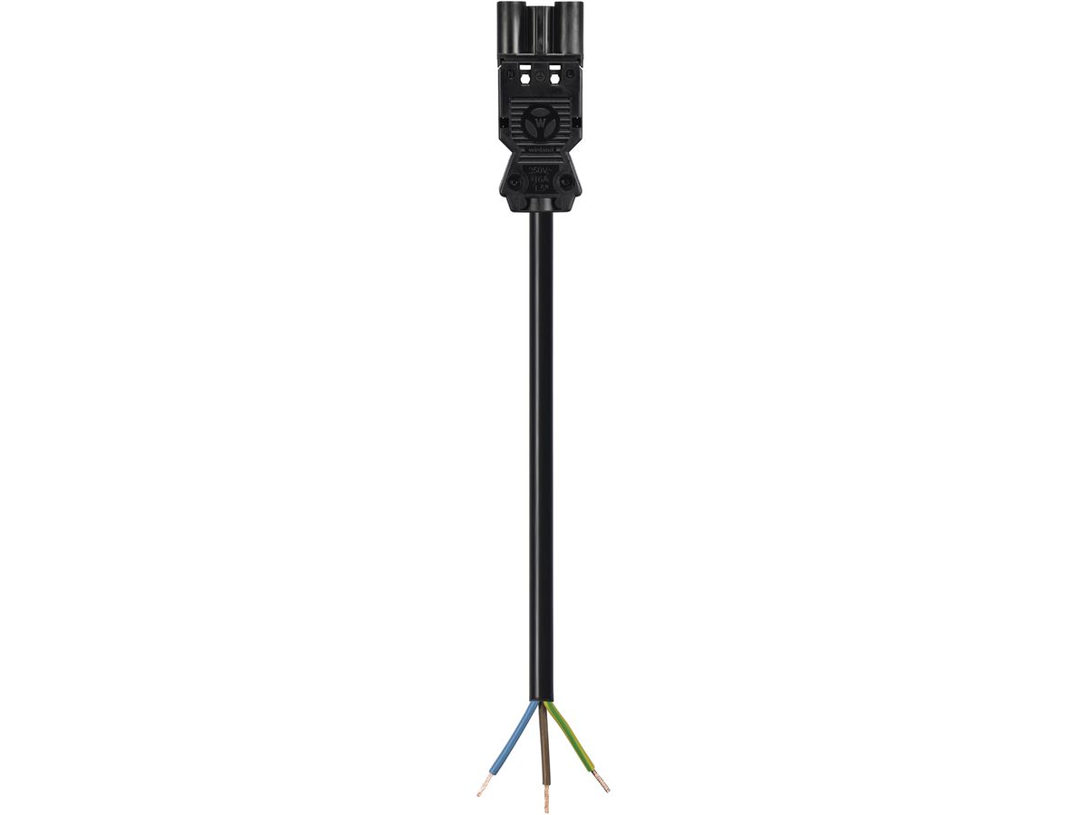 Anschlussleitung Wieland 3P 6m schwarz 1 Stecker GST18i3 K1-S1.5HF