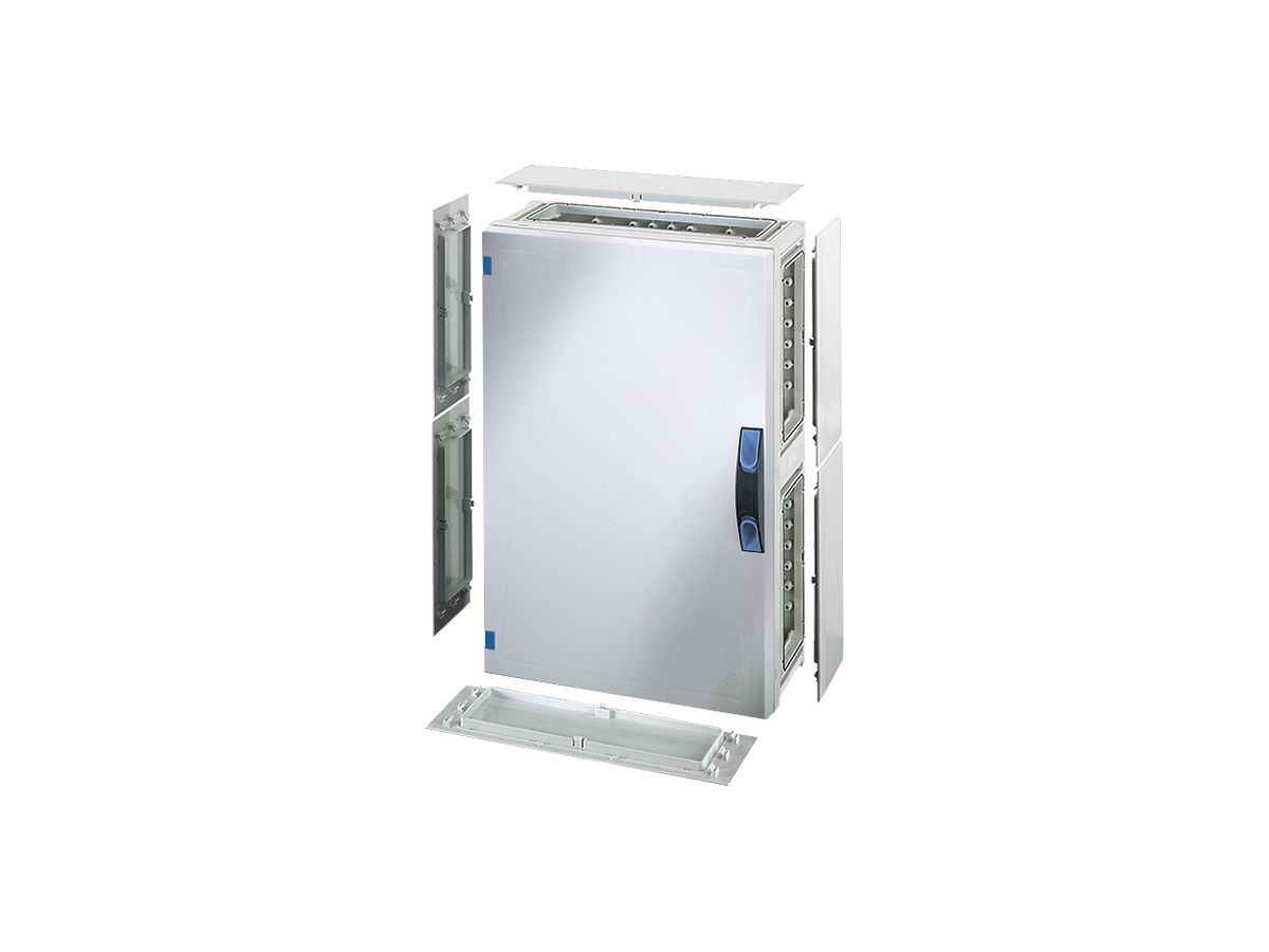 Apparategehäuse Hensel FP 0471 grau leer mit Türe geschlossen 366×546×186mm
