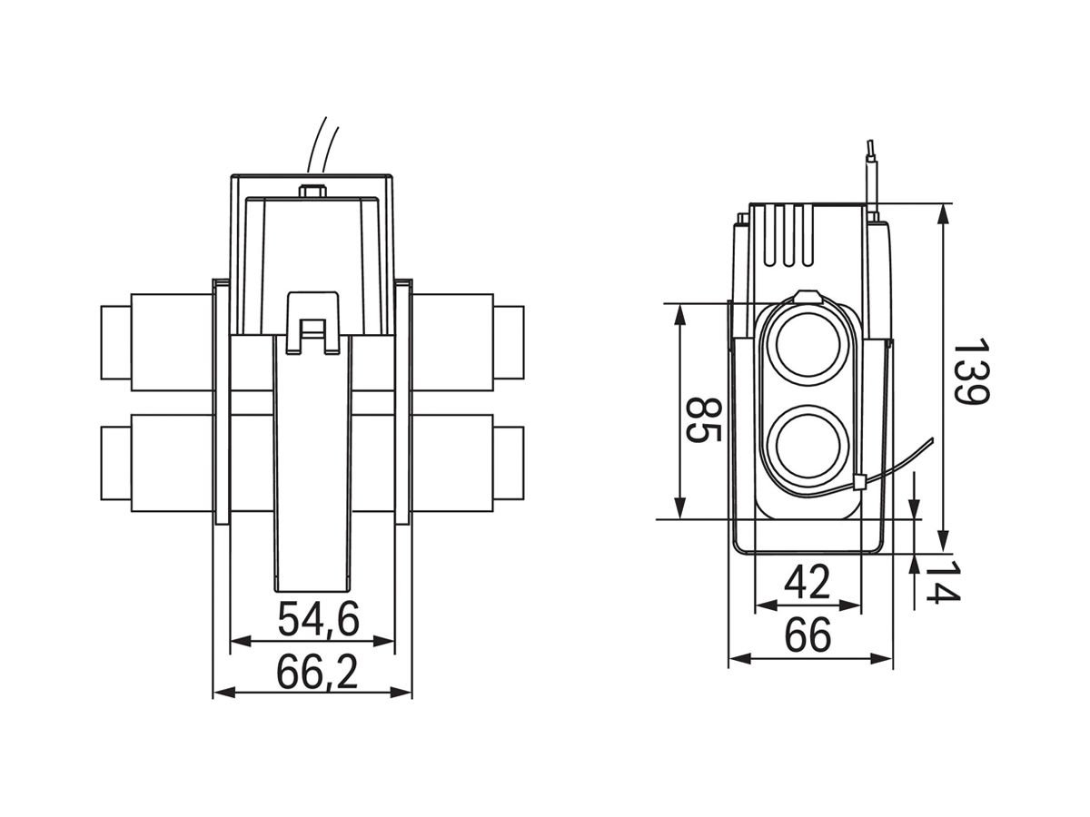 Stromwandler WAGO 1000A/5A Bemessungsleistung 0.5VA Genauigkeitsklasse 0.5