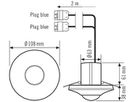 UP-Präsenzmelder ESYLUX PD-C 360i/8 DUO DALI mit WINSTA Code I, weiss