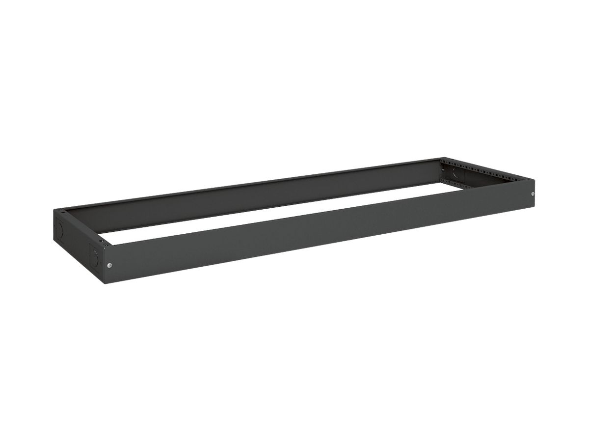Sockel Hager univers 100×1550×400mm für Schrank FR schwarz RAL 9005