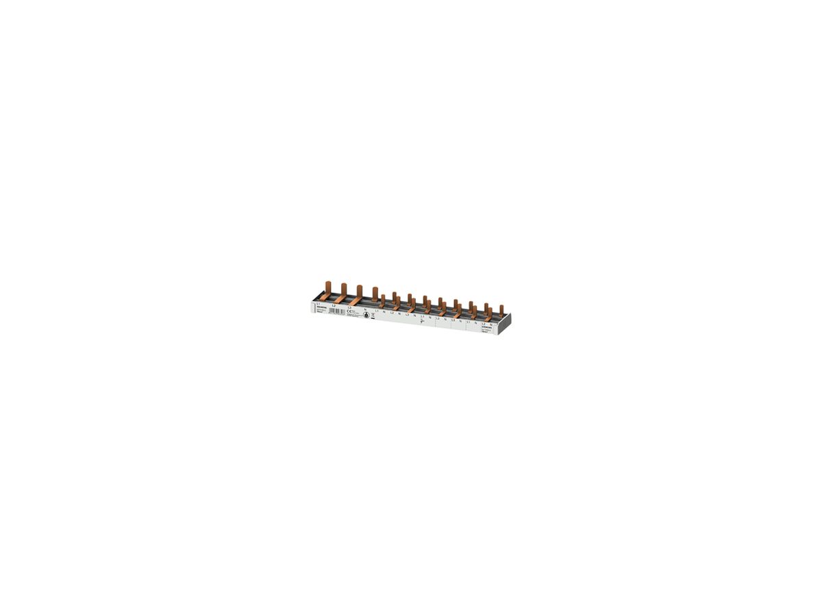 Phasenschiene Siemens SENTRON 5ST3 4P 3Ph Stift 10mm² 216mm grau