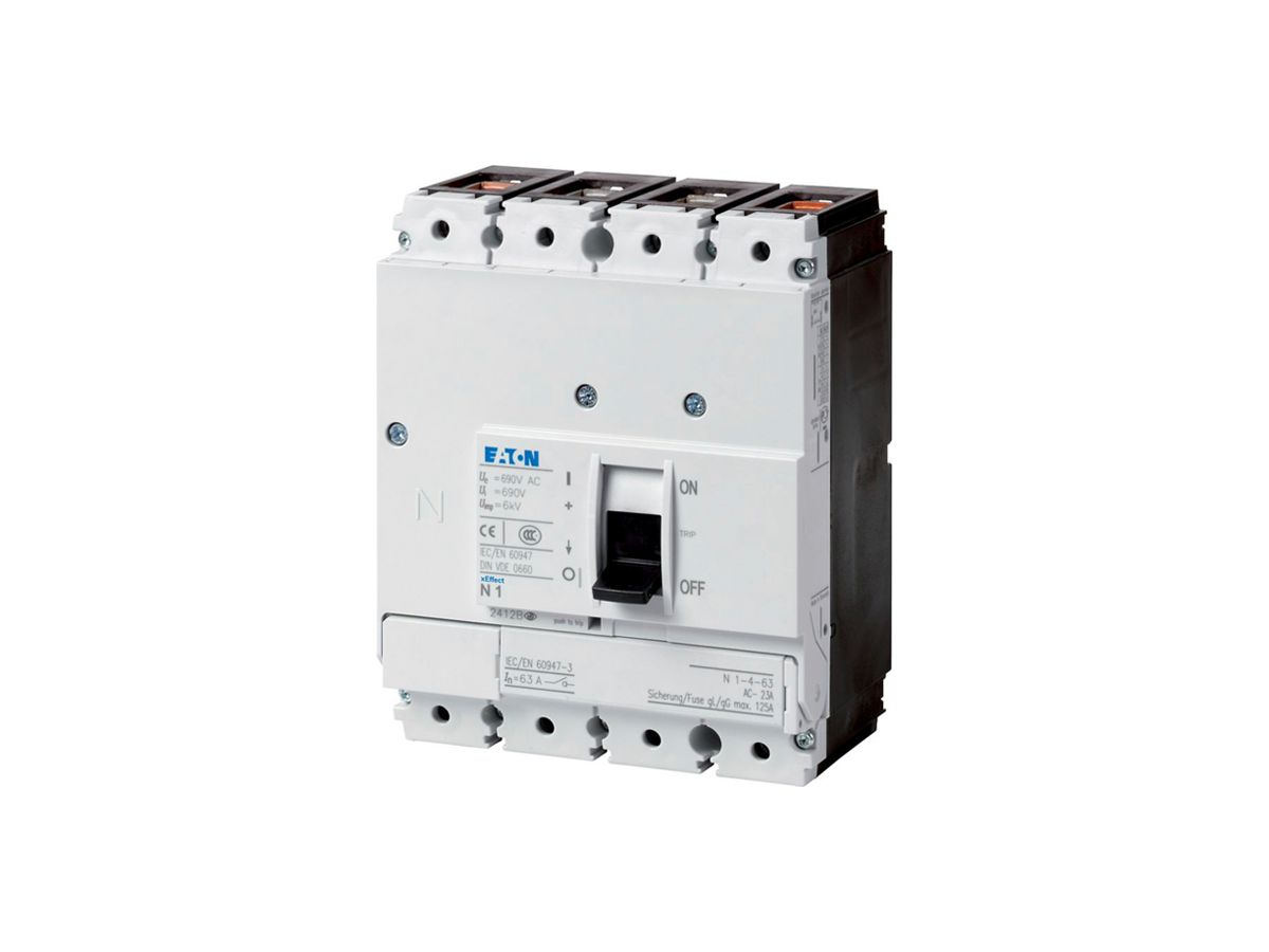 AP-Lasttrennschalter Eaton PN1-4-160 4P 160A 690V IP20 schwarz