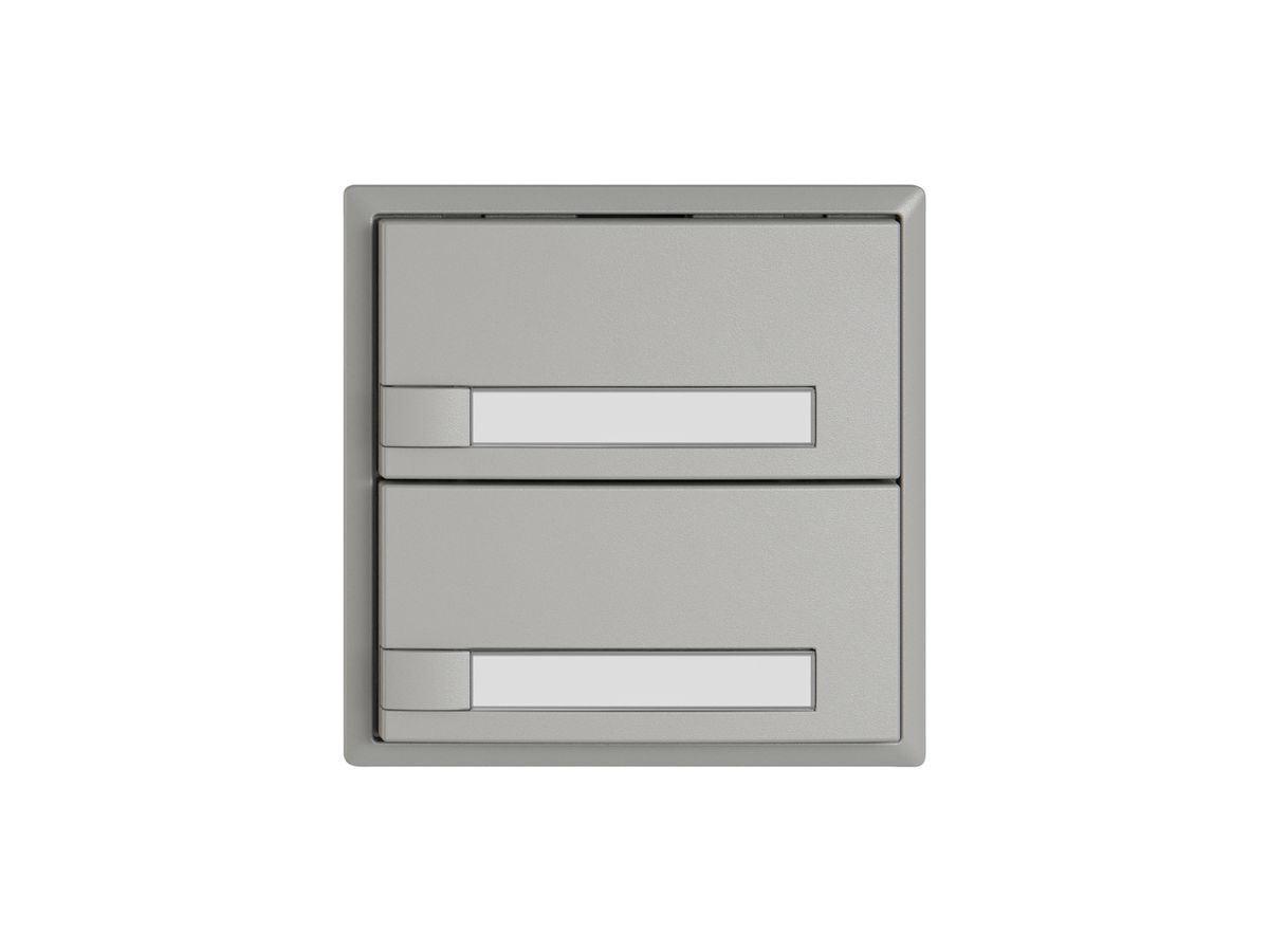 KNX-Taster RGB EDIZIO.liv SNAPFIX® Temperaturfüh.o.LED Pap.2×T 1-Tbed.hgu
