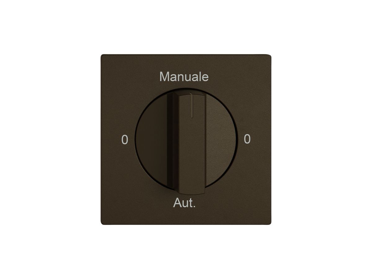 Montageset EDIZIO.liv SNAPFIX® f.Drehschalter m.Griff 0-Man-0-Auto (I) br