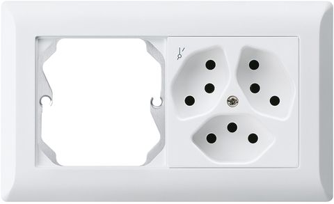 UP-Kombination kallysto.line Gr.I-I horizontal leer+3×Typ 13S weiss