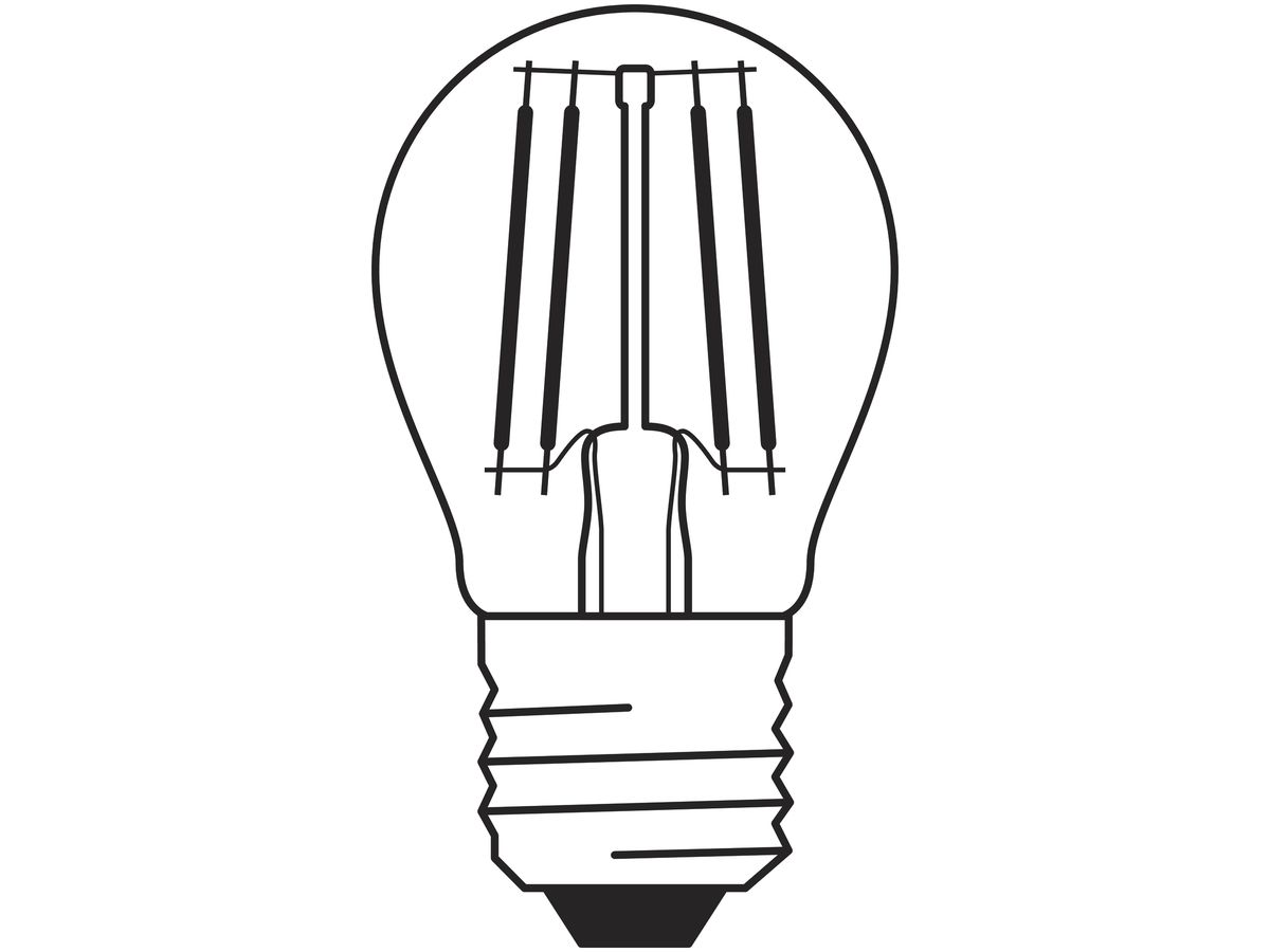 LED-Lampe SMART+ WIFI CLASSIC E27 4W 470lm 827