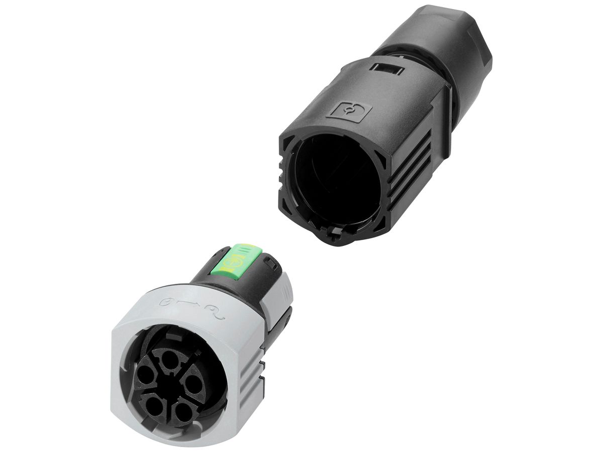 Steckverbinder PX IPD PL Buchse 5P 17.5A 600V 0.5…2.5mm² sz IP66