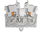 Durchgangsklemme WAGO TOPJOB-S 2250 1mm² 2L 13.5A 500V mit Rastfuss grau