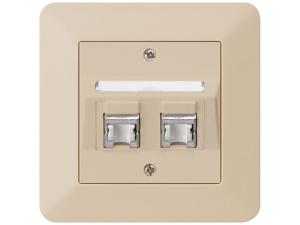 UP-Dose kallysto.trend C Kat.6 2RJ45/s beige