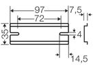 Tragschiene Hensel für KF 06 97mm