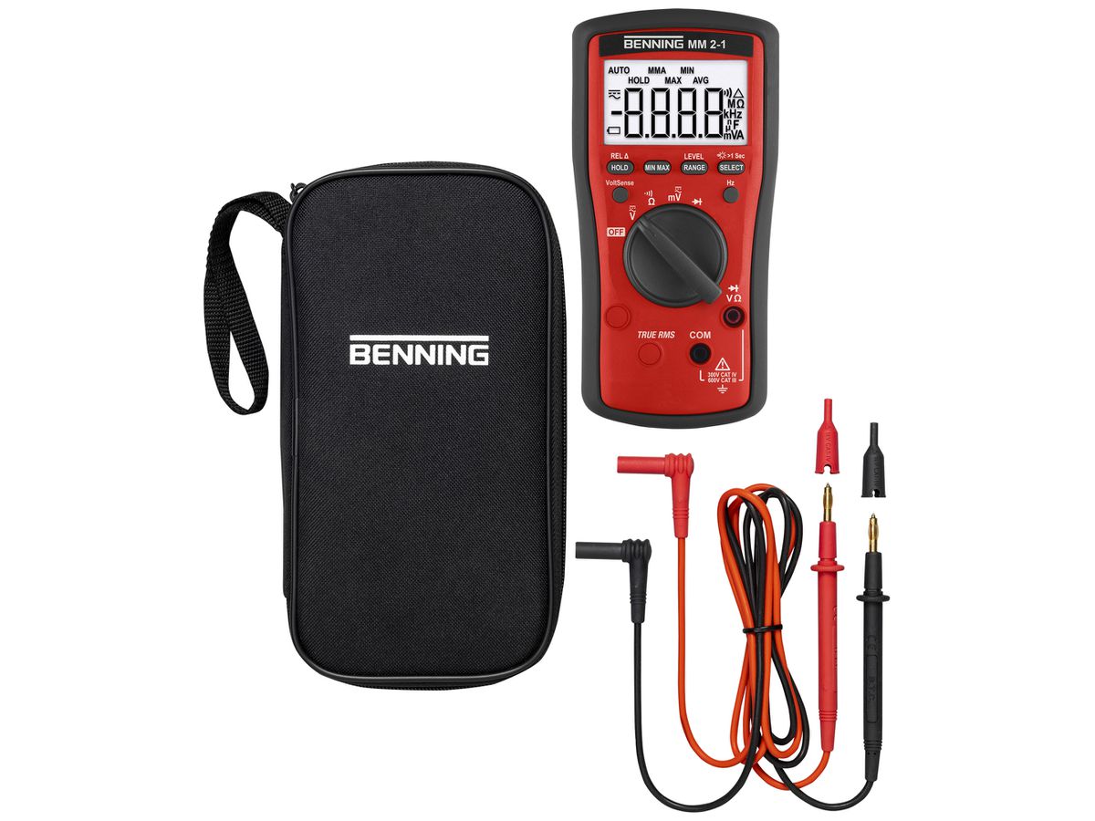 Multimeter Benning MM 2-1 600V 60MΩ 50kHz