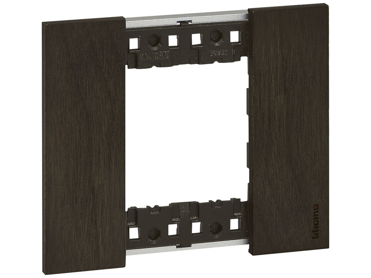 Abdeckrahmen Living Now 2 Module 102.5×86mm walnut