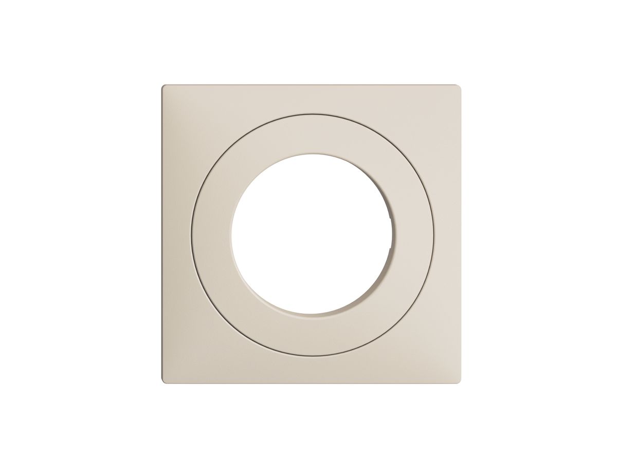 Frontset EDIZIOdue crema, 60×60mm für Schlüsselschalter