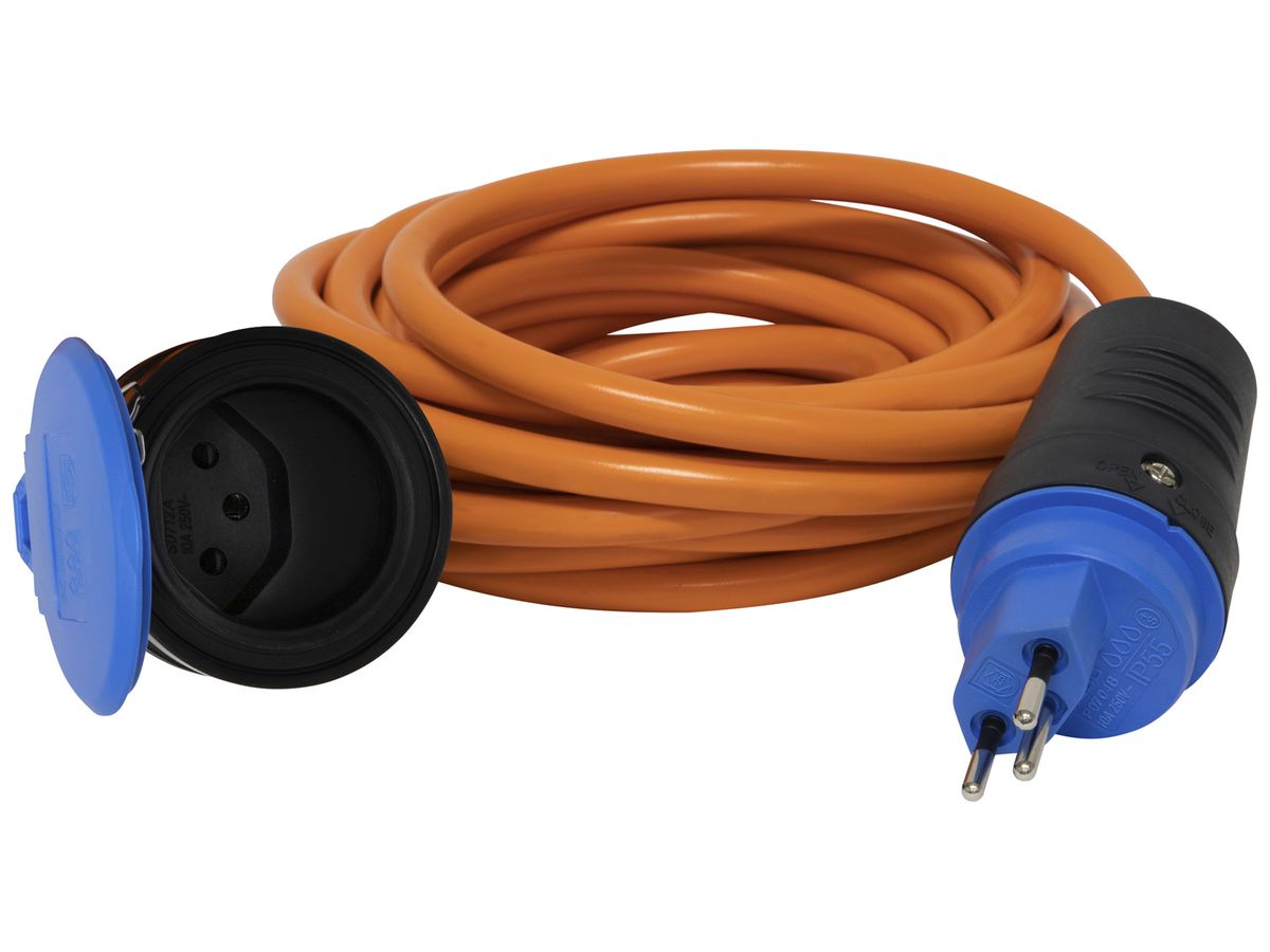 Verlängerungskabel Brennenstuhl Gummi 10A 230V 3×1.5mm² T12/T13 10m or