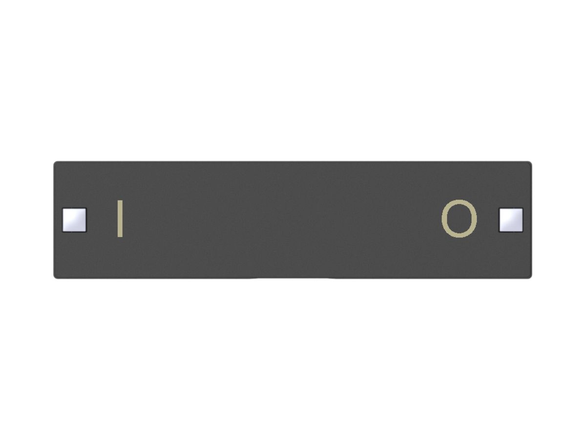 Taste SIDUS 4/8f zu Tastsensor mit Aufdruck I/O, anthrazit