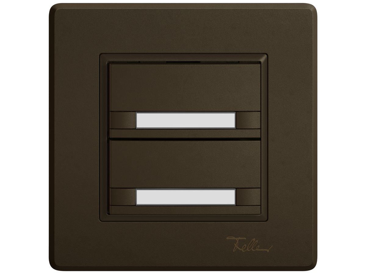 UP-Universaltaster EDIZIO.liv UNI SNAPFIX® o.LED 2× 2-Tbed.Pap.br