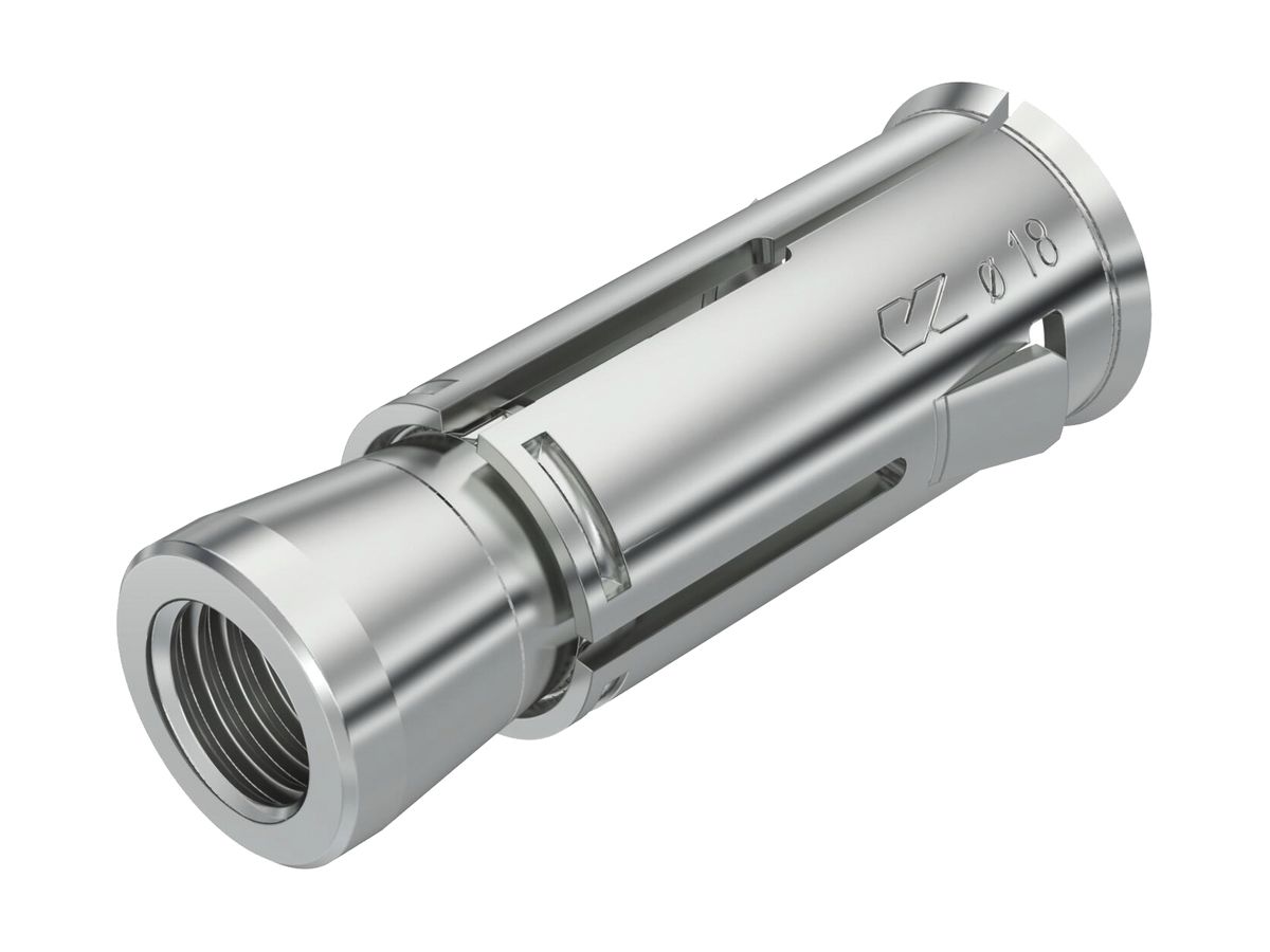 Hohlraumdübel BET FHY M12 55mm St galvanisch/ elektrolytisch verz.