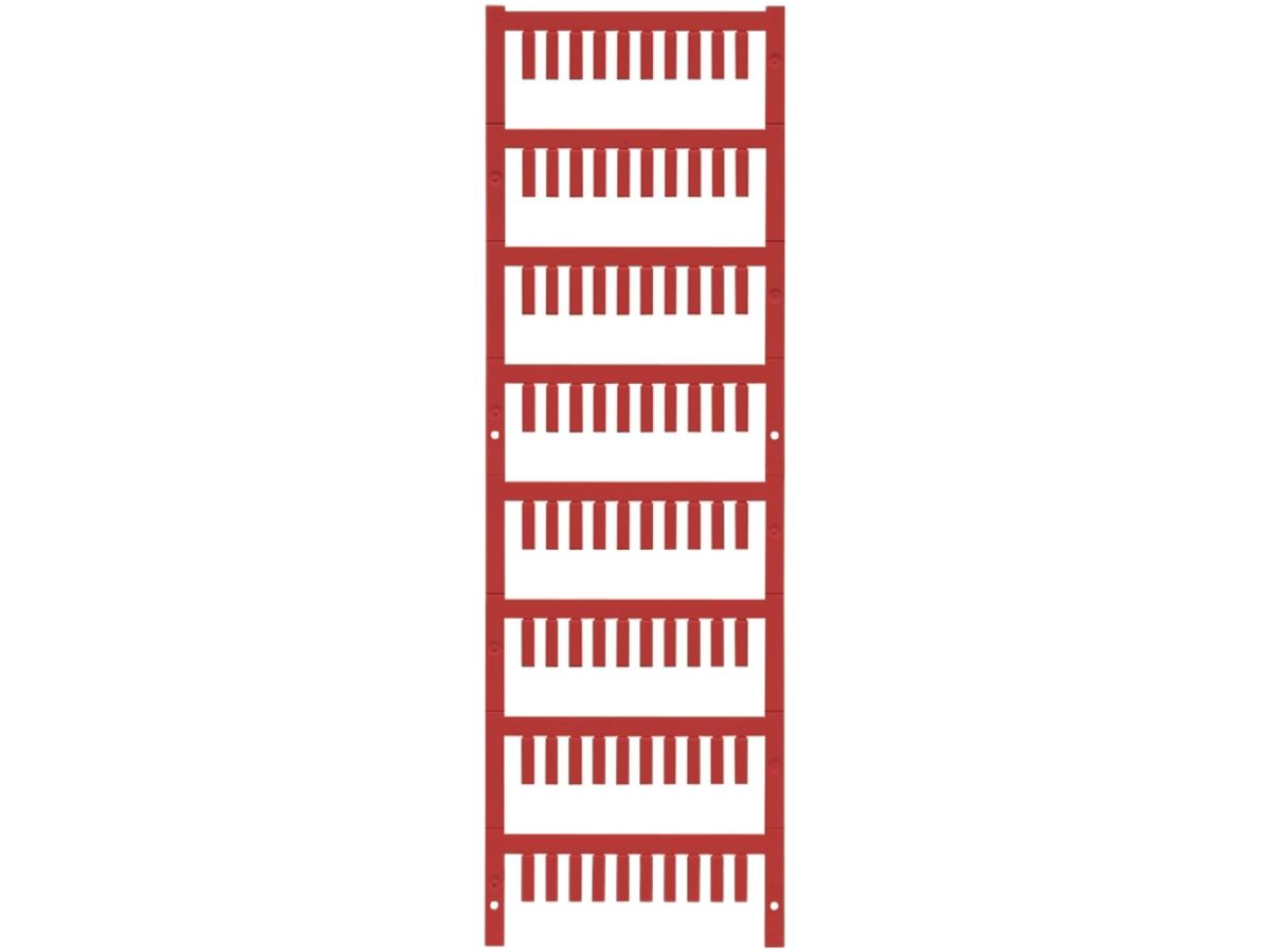 Leitermarkierer Weidmüller MultiCard VT SF für Ø1.2…1.6mm 12×3.2mm PA66 rot