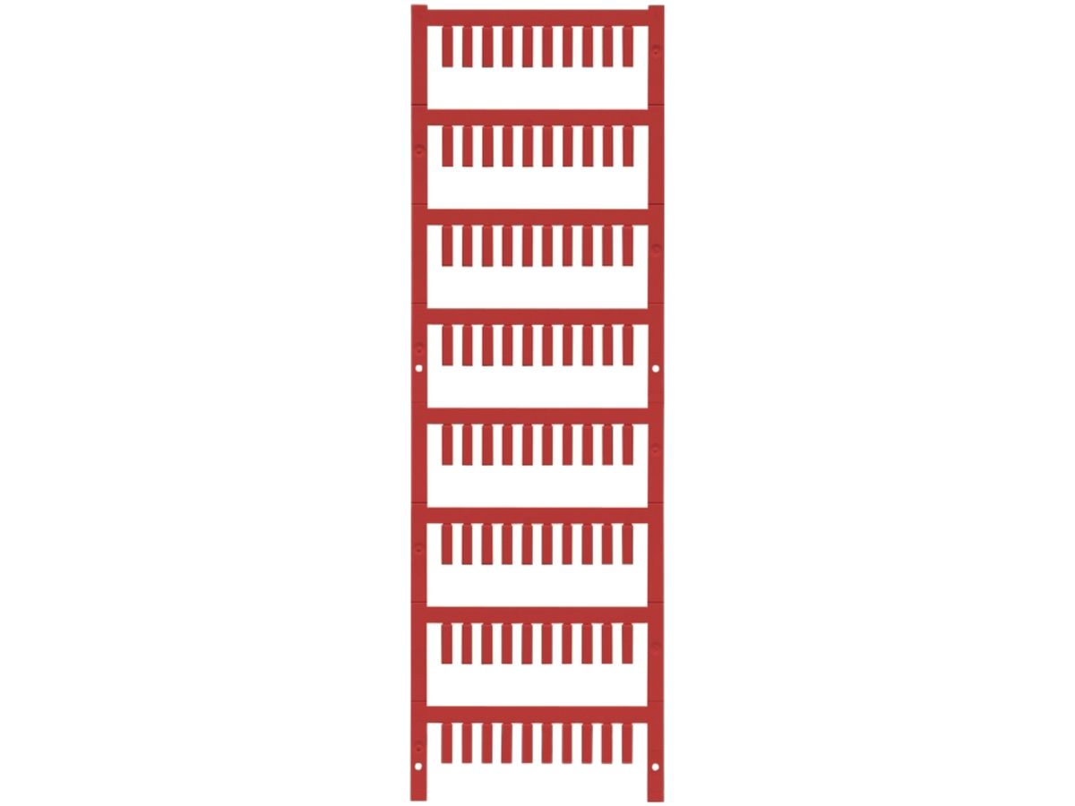 Leitermarkierer Weidmüller MultiCard VT SF für Ø1.2…1.6mm 12×3.2mm PA66 rot