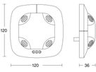 EB-Präsenzmelder Steinel US KNX 360°h=2.8m Ø10m