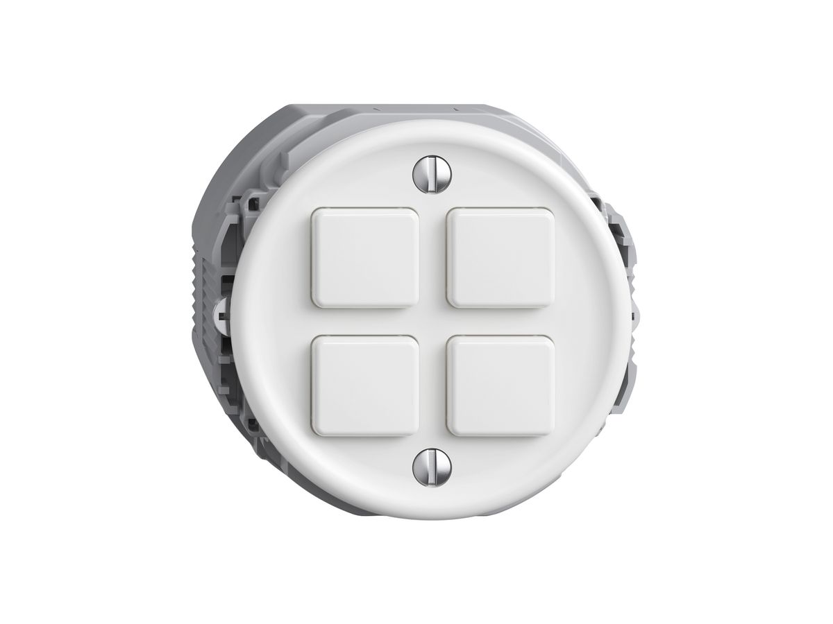 Taster KNX RGB STANDARDdue KNX Basic 4T 4B LED ws