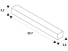 Flex-Verbinder SLV für Stromschiene EUTRAC, schwarz