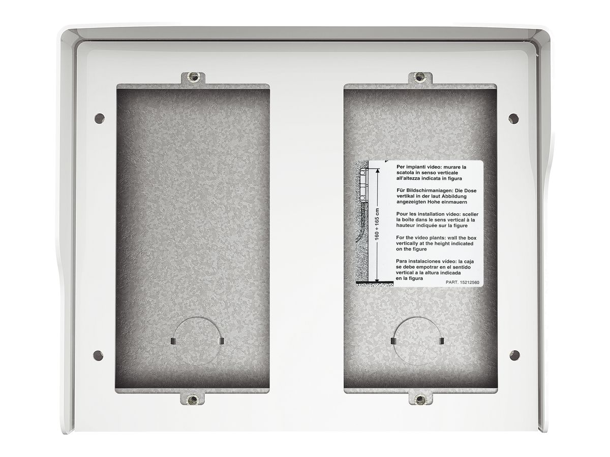 AP-Gehäuse Sfera 4 Module weiss