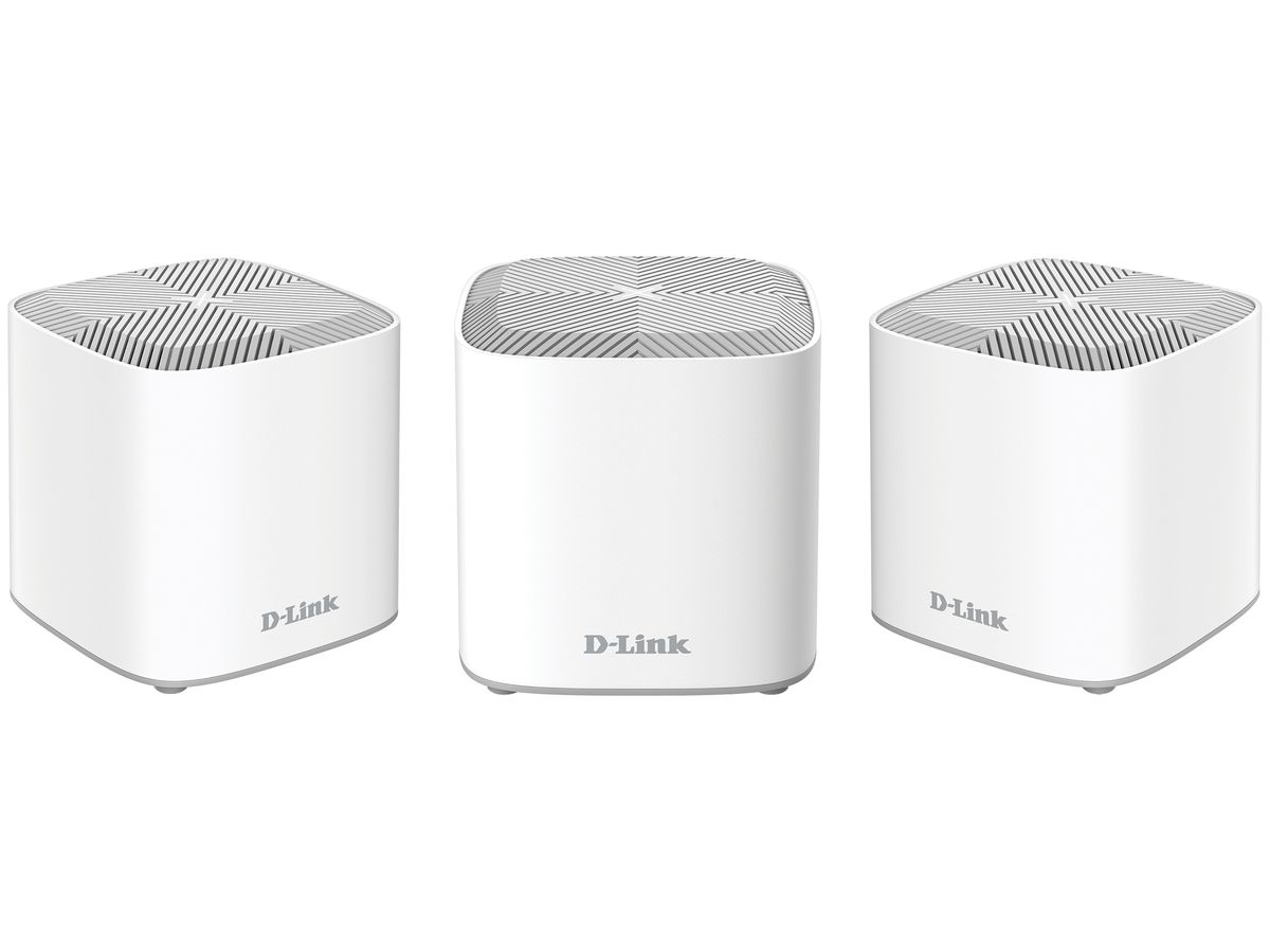 Wi-Fi Home Mesh System D-LINK COVR-X1863, dual-band, 1×Gigabit LAN, 3er-Set