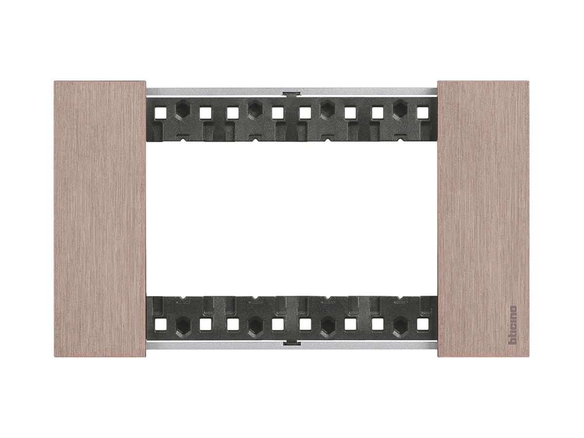 Abdeckrahmen Living Now 4 Module 147.5×86mm copper