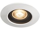 EB-Deckenleuchte SLV VARU QPAR51 DL GU10 5W IP20/65 EB-Ø75mm weiss/schwarz