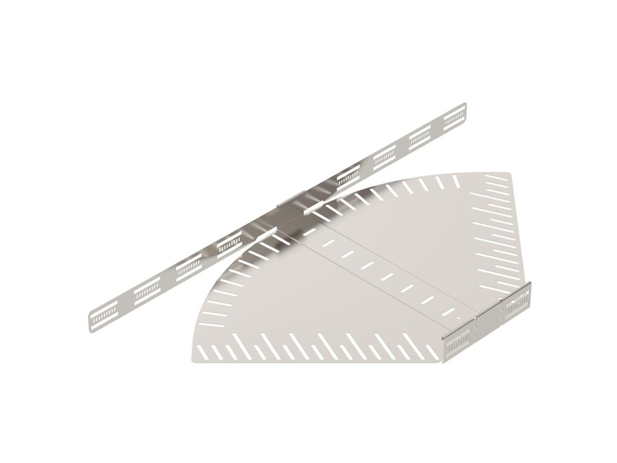 Bogen BET RB W verstellbar 60×500mm Edelstahl A2 blank