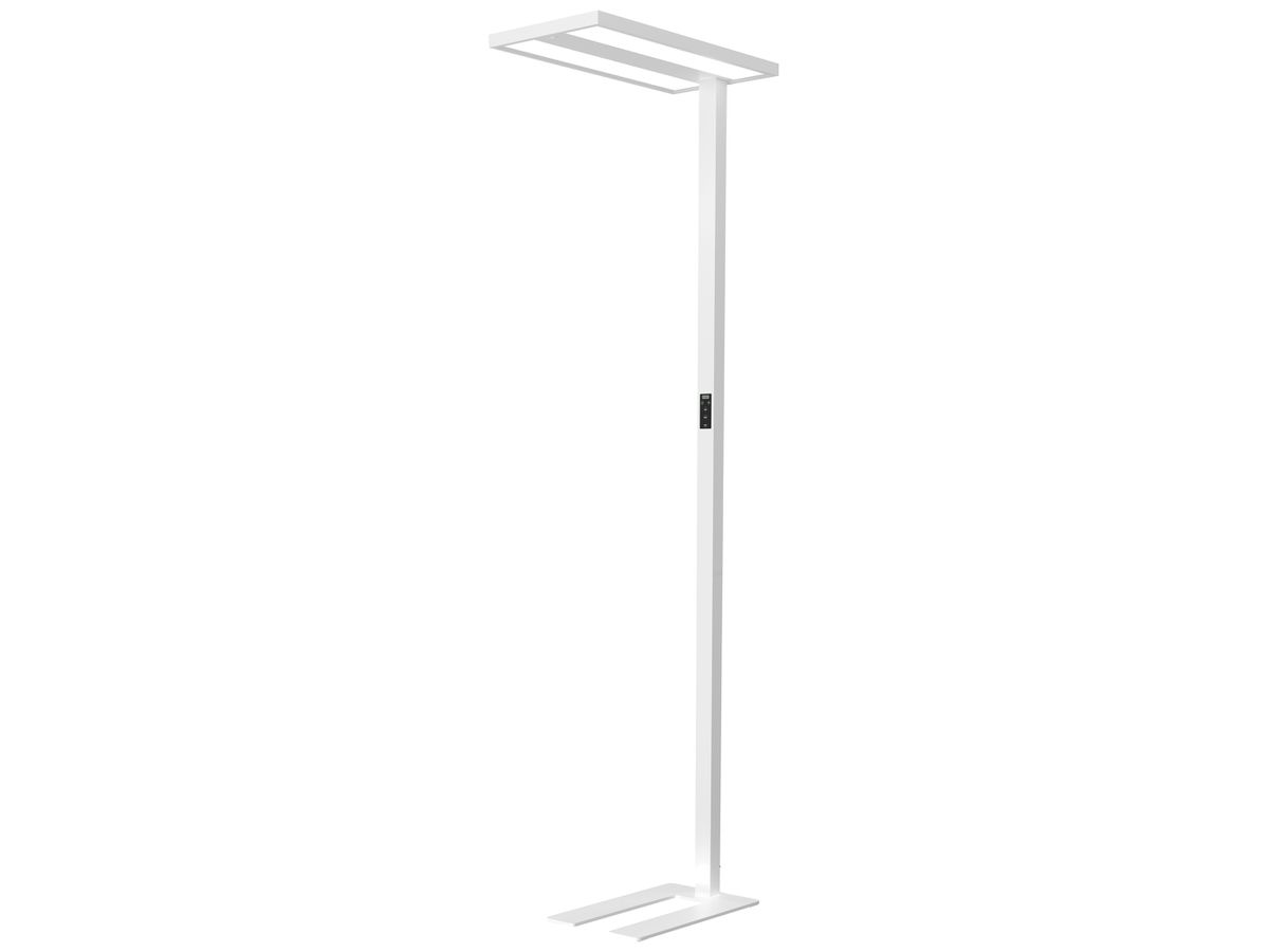 LED-Stehleuchte DOTLUX MASTERhcl 107W 14445lm 3000…6000K PIR SEN DSI Silber