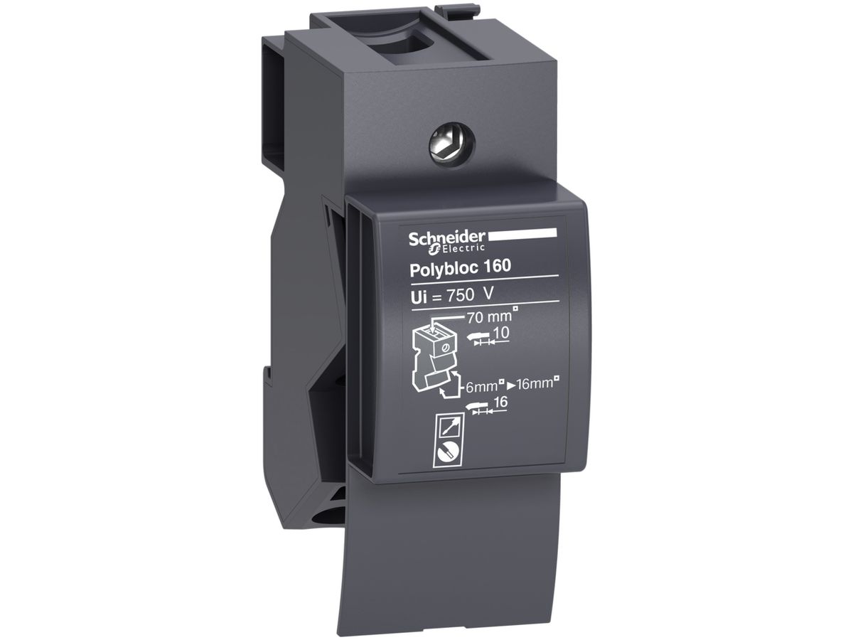 Klemmenblock Schneider Electric Polybloc 1L 160A