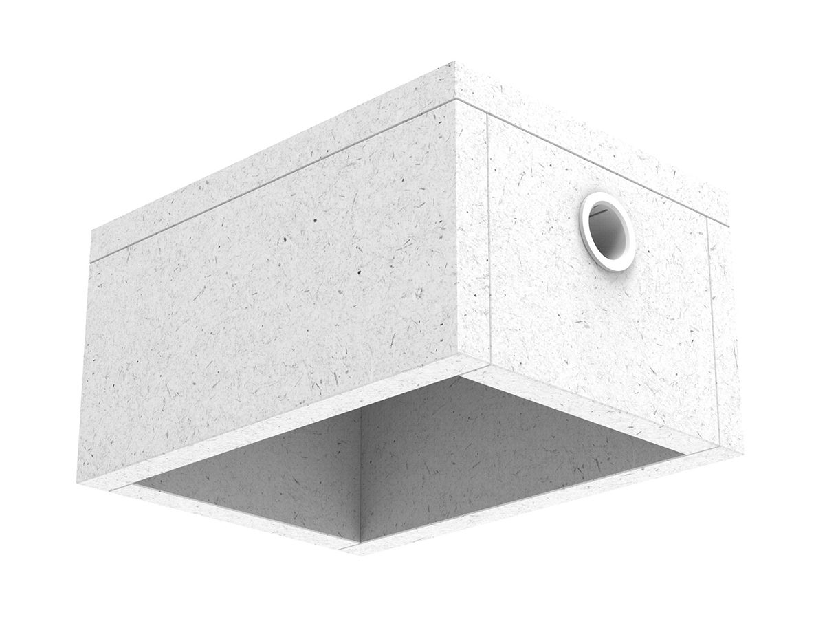 EB-Gehäuse Spotbox Feuerbox gross EI30 200×150×105 mm