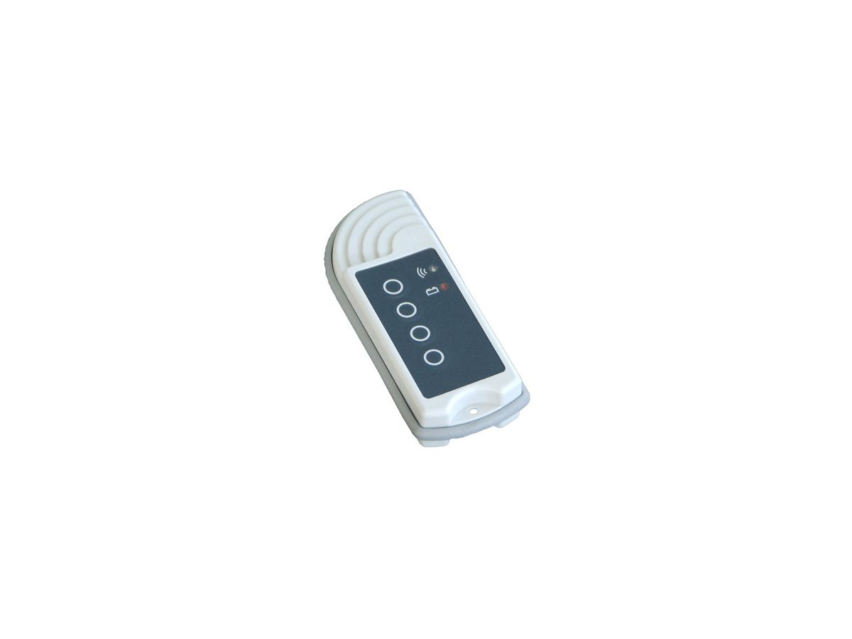 RF-Handsender FST-LR, 4-Kanal, Reichweite ≤1000m, batteriebetrieben, IP54, weiss